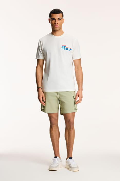 MEN BARCELONA SOCIAL CLUB T-SHIRT JET STREAM WHITE 3
