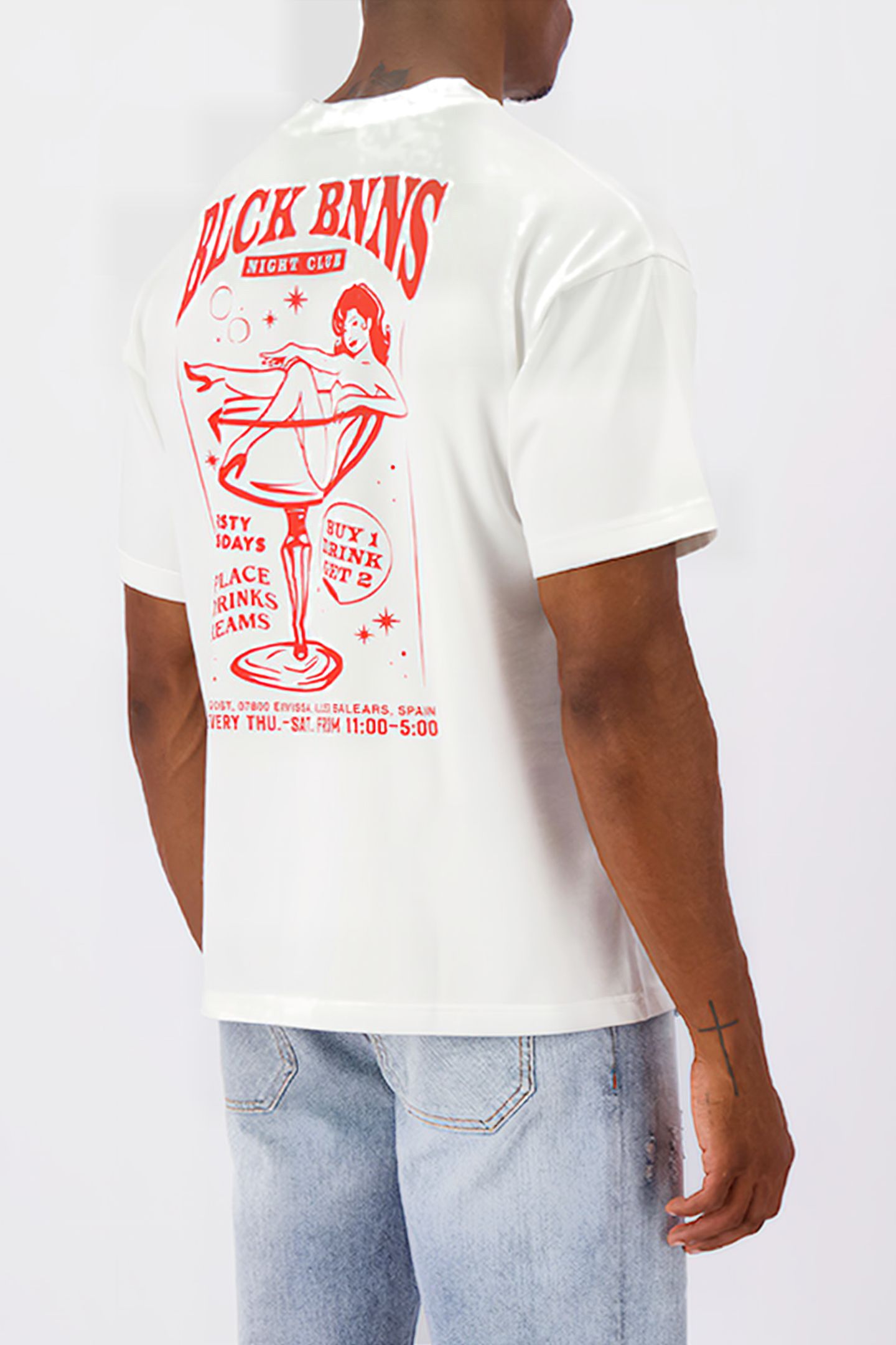 NIGHT CLUB TEE WHITE 5