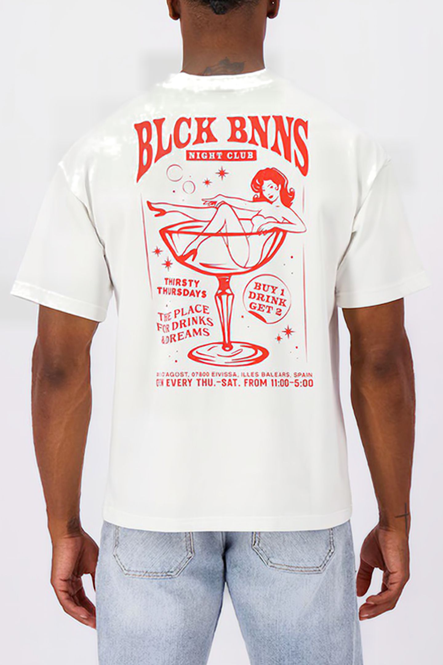 NIGHT CLUB TEE WHITE 2