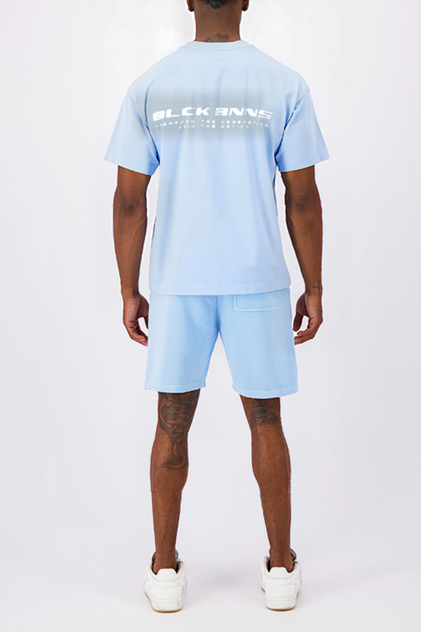 NATION SWEATSHORTS BLUE 3
