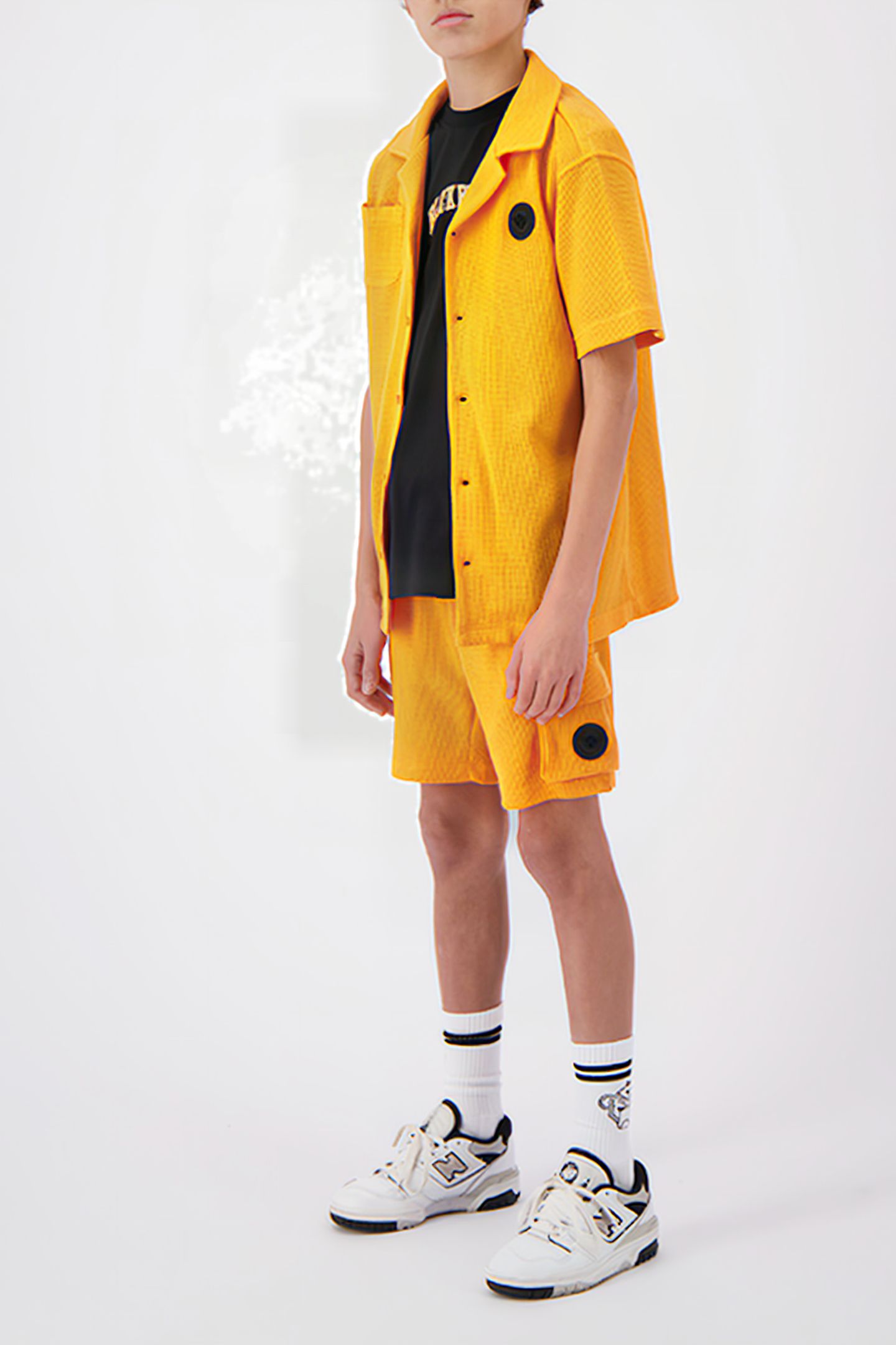 JR. WAFFLE SHIRT ORANGE 3