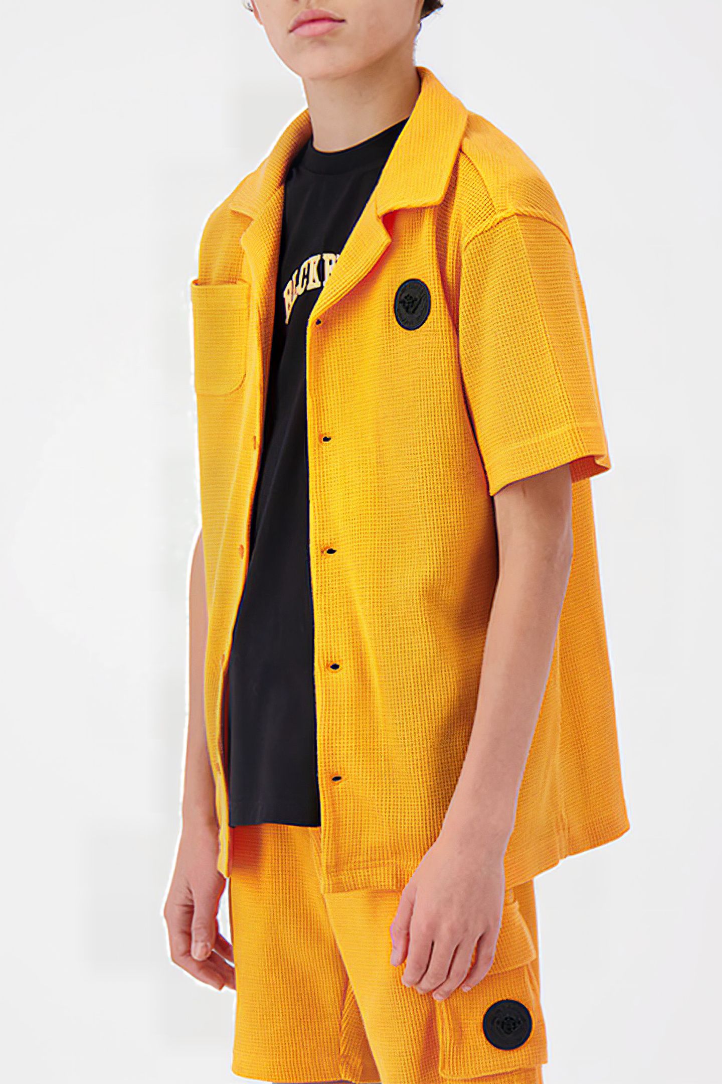 JR. WAFFLE SHIRT ORANGE 5