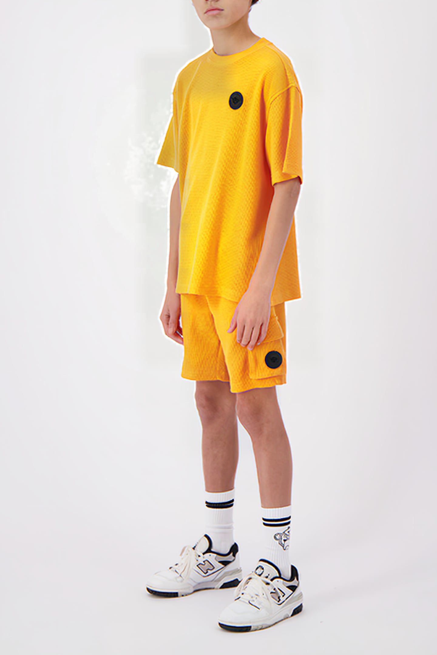 JR. WAFFLE TEE ORANGE 3