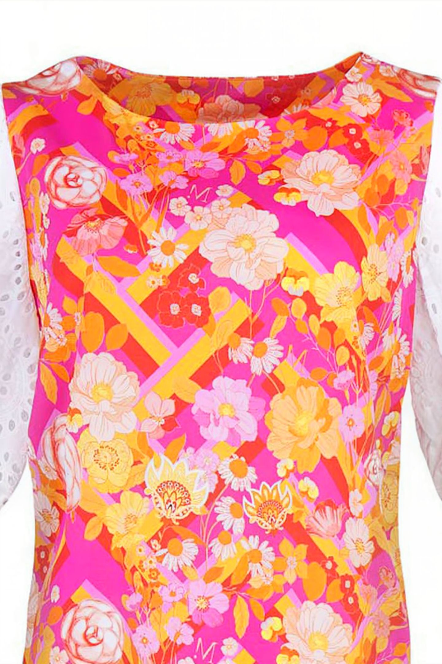 DRESS ORISTANO ORANGE FUCHSIA 2