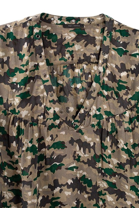 LICHEN BLOUSE WITH GREEN CAMOUFLAGE PRINT 4