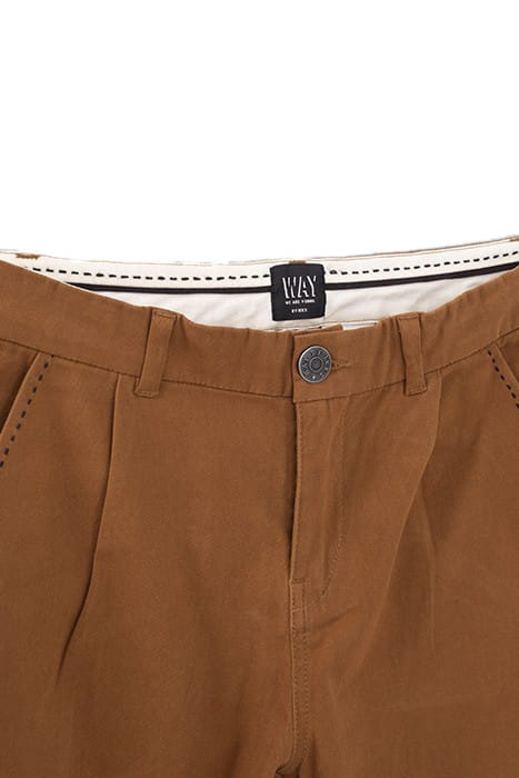 BOYS’ CAMEL CHINO TROUSERS 3