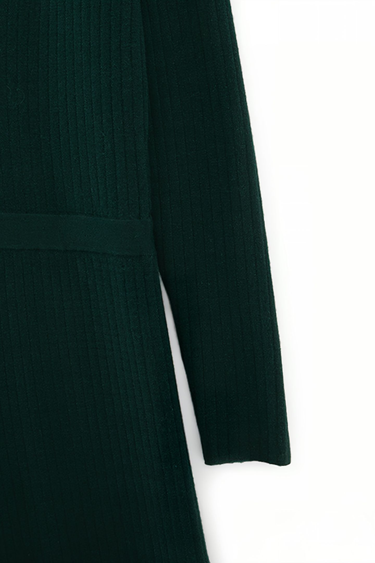 IMPERIAL GREEN RIBBED KNIT JUMPSUIT 5