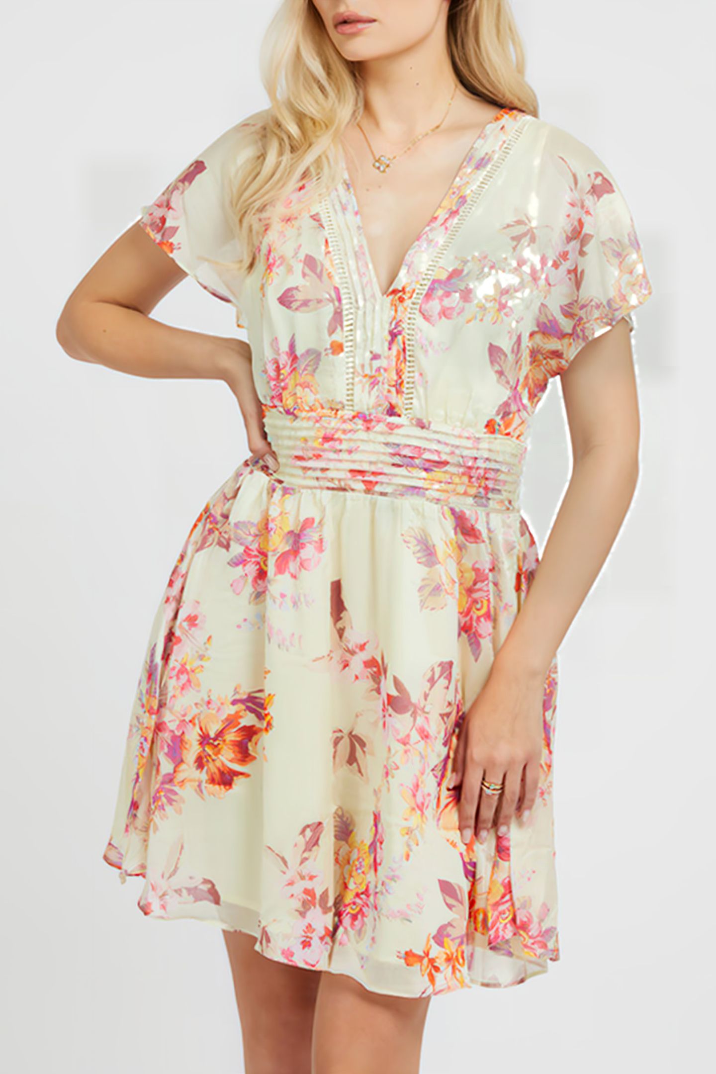 GUESS ECO DAHLIA DRESS CATALINA BLOOMS 1