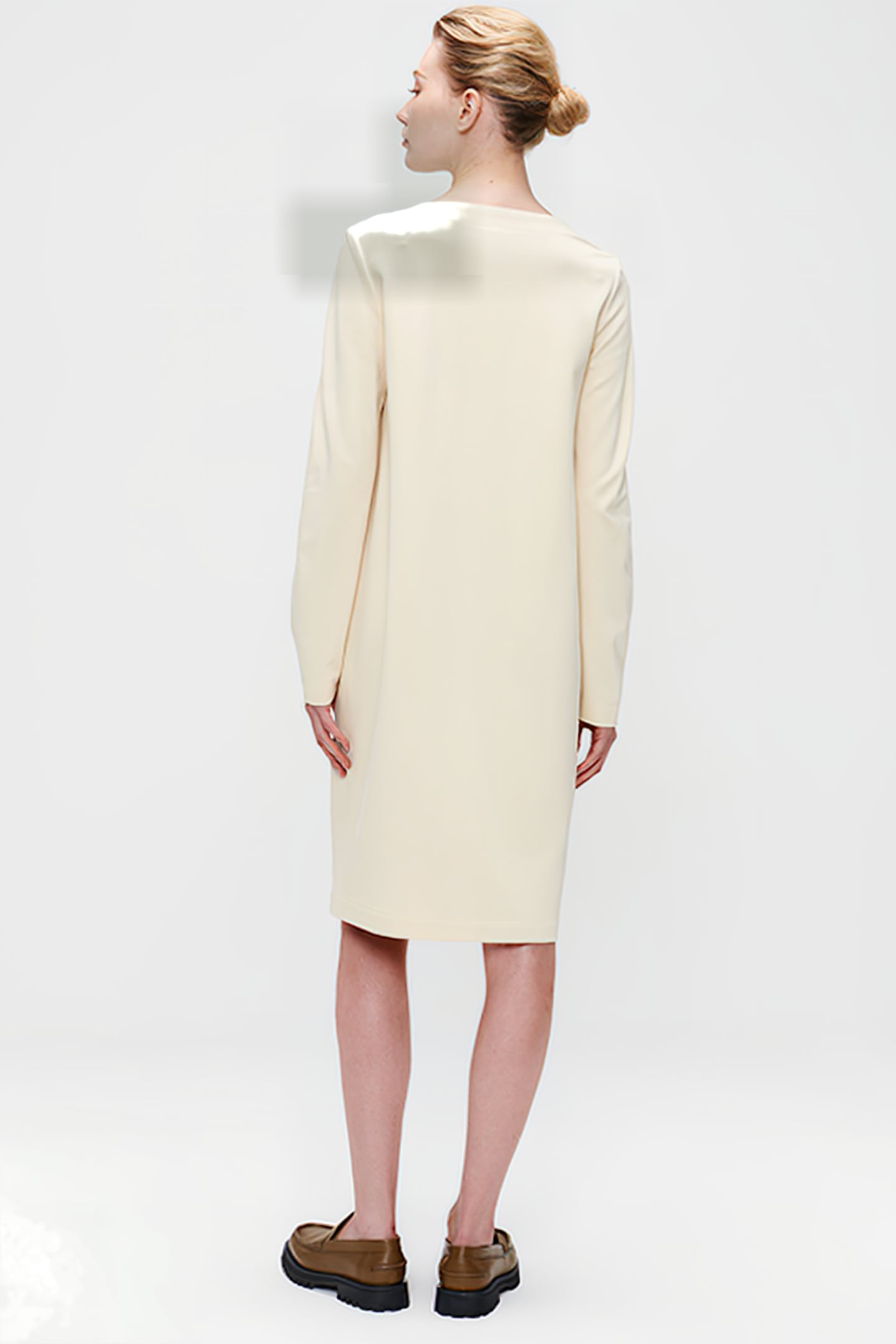 CAROL PUNTO SHIFT DRESS BUTTERMILK 2