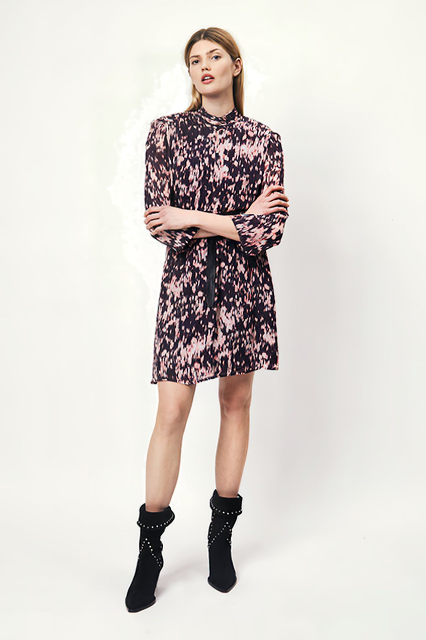 GUILIA PRINTED DRESS MULTICOLOUR 1