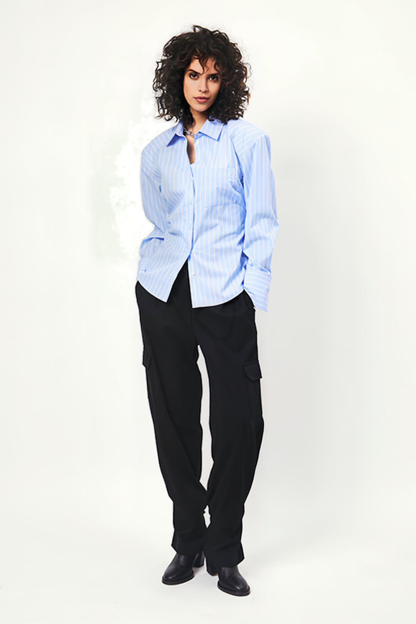 HARLOW CARGO PANTS RAVEN 1