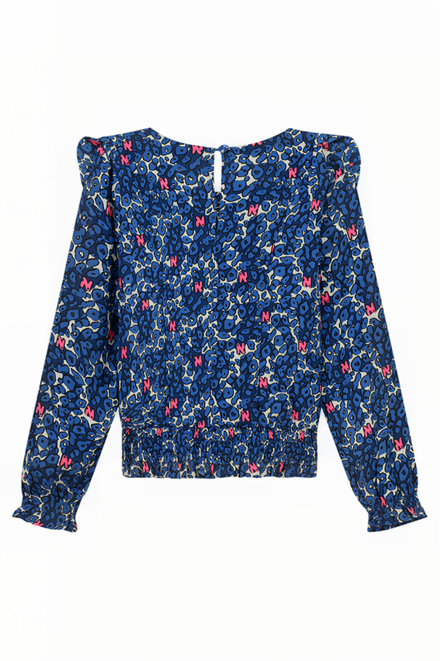 IRENE BLOUSE MID BLUE 2