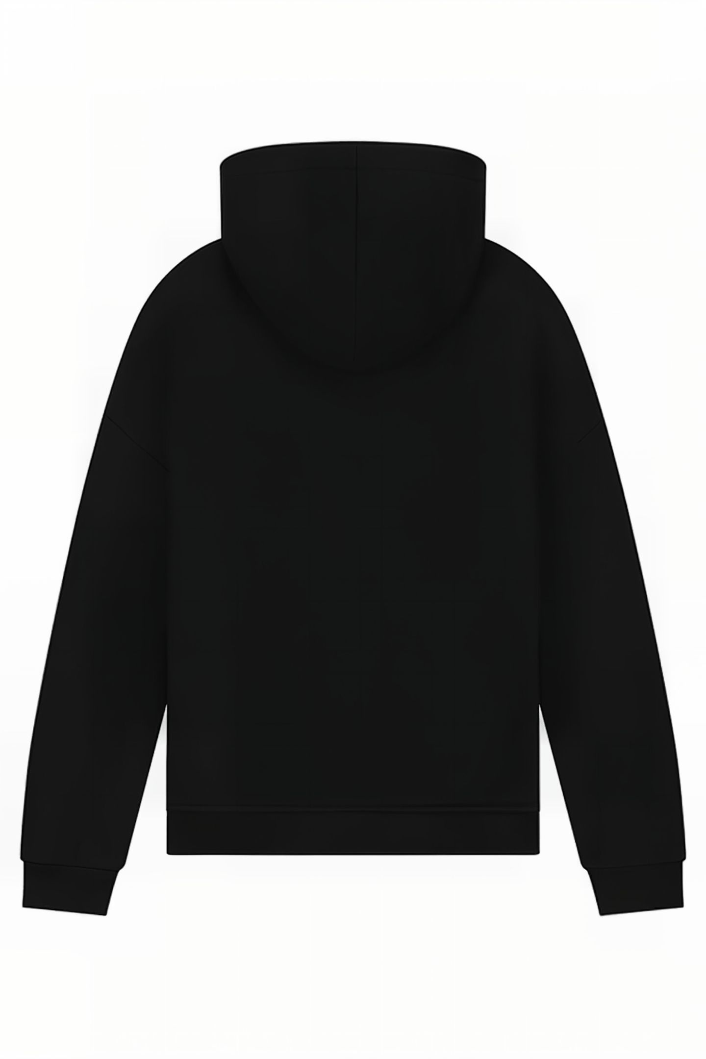 SWIRL LOGO HOODIE BLACK 2