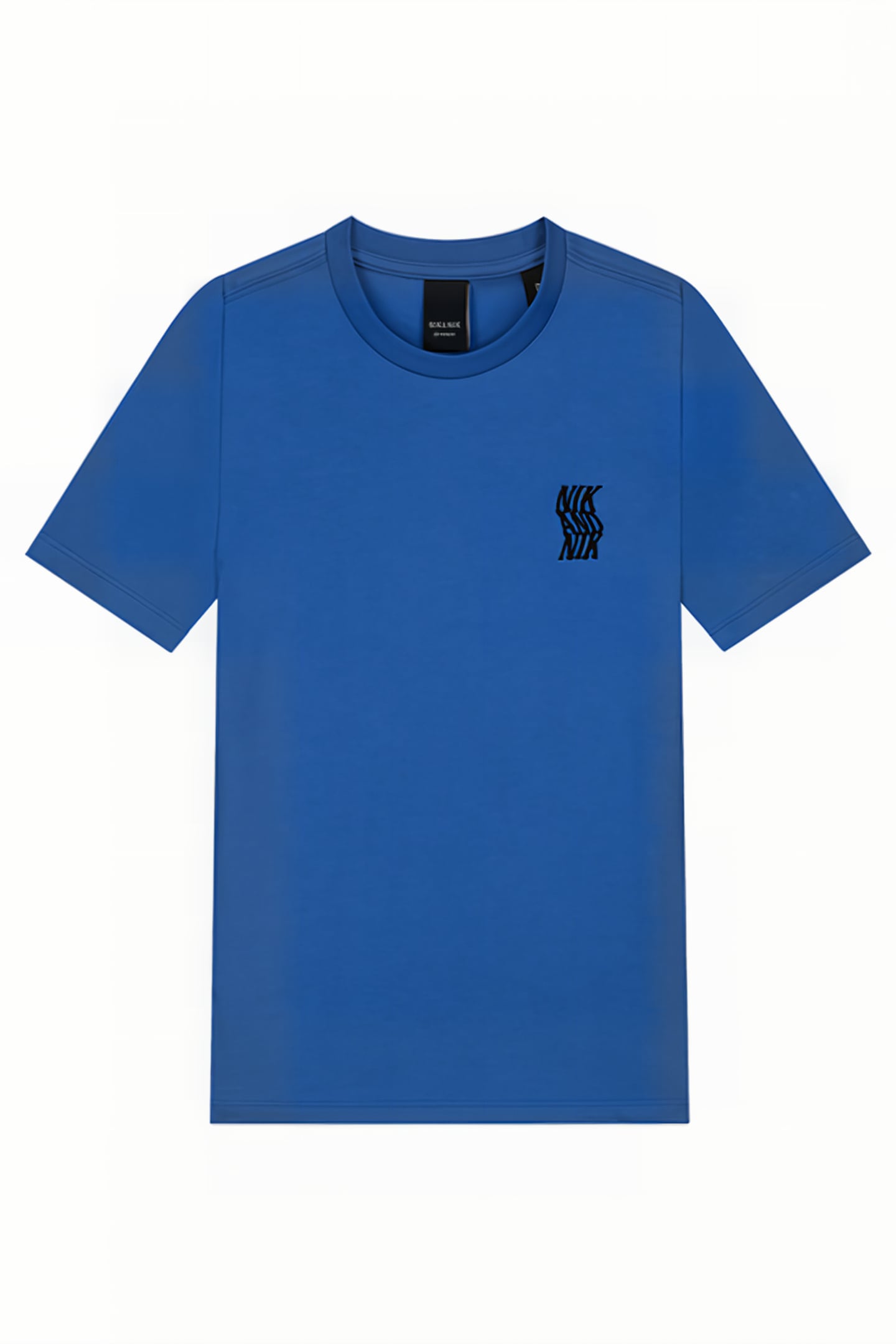 SWIRL LOGO T-SHIRT COBALT BLUE 1