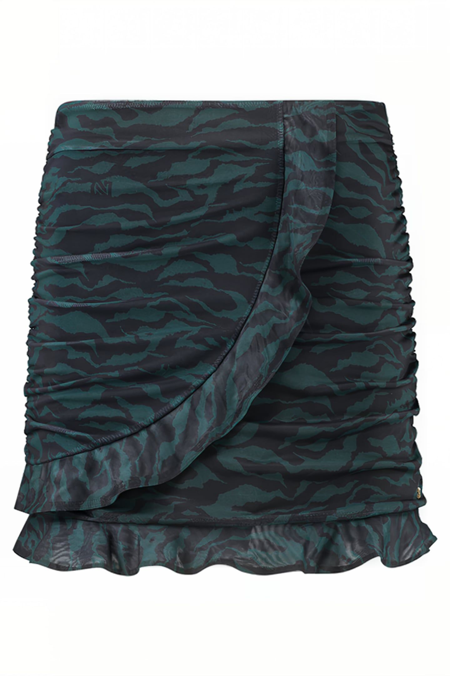 ZEBRA MESH SKIRT PINE GREEN 1