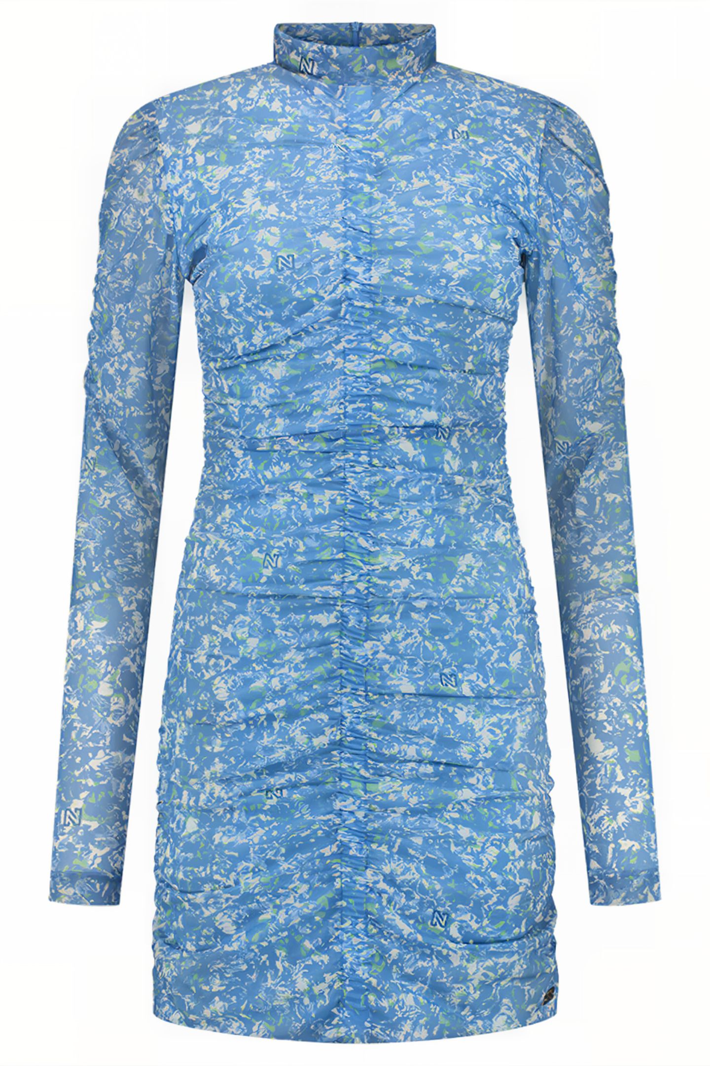 MESH DRESS ICE BLUE 1