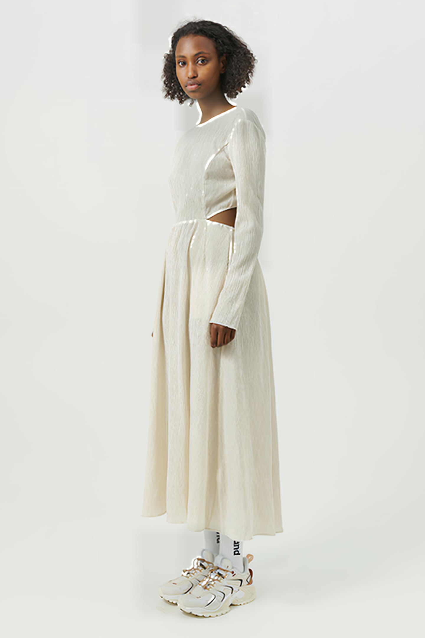 AGATA DRESS OFF WHITE 1