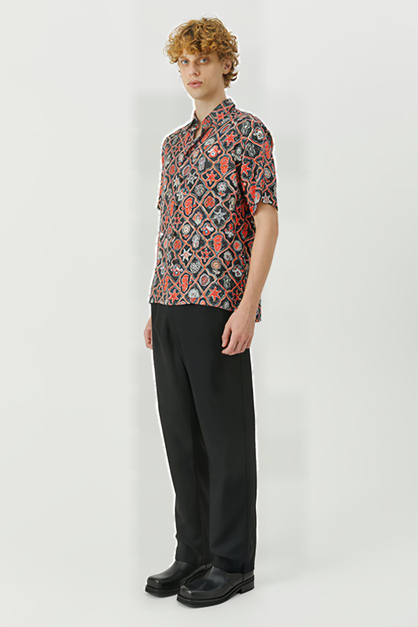 JODIE SHIRT BLACK AOP 1