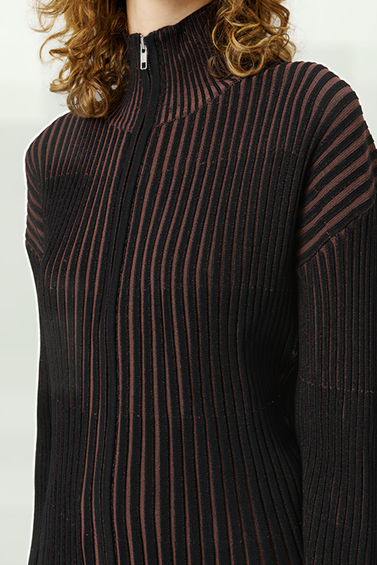 NIKA TOP BROWN MULTI 8
