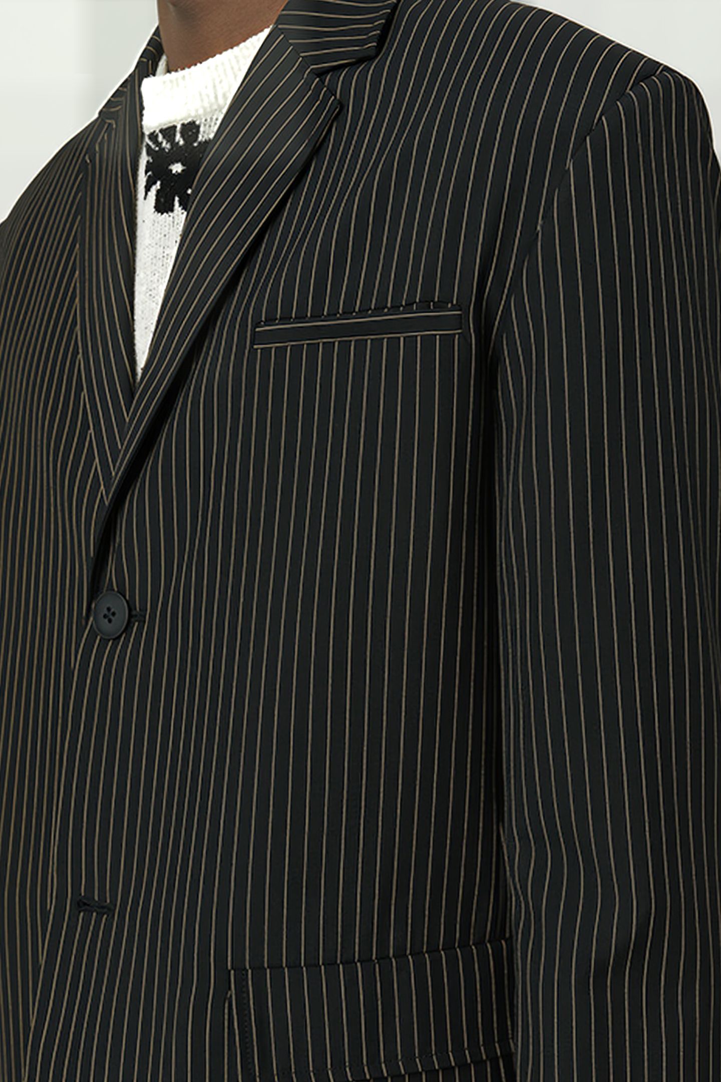 JUDE BLAZER BLACK PINSTRIPE 5