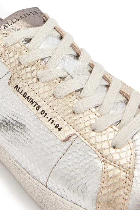 SHEER MET SNEAKER SILVER/GOLD 6