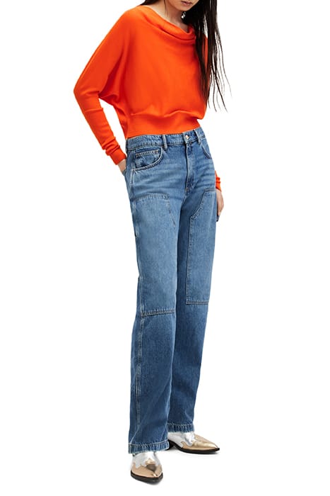 RIDLEY M CROP JUMPER ZESTY ORANGE 5