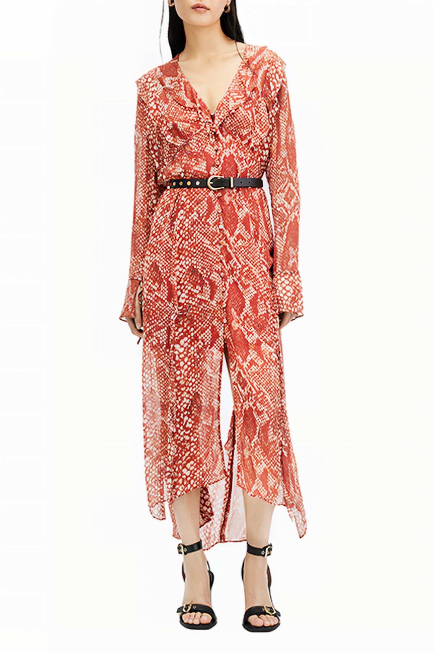LIANA WAIMEA DRESS RED CLAY 5