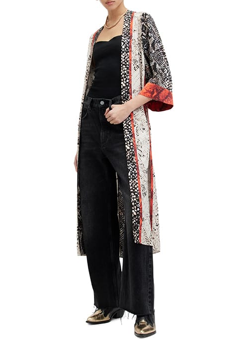 CASA WAIMEA KIMONO BLACK/MULTI 5