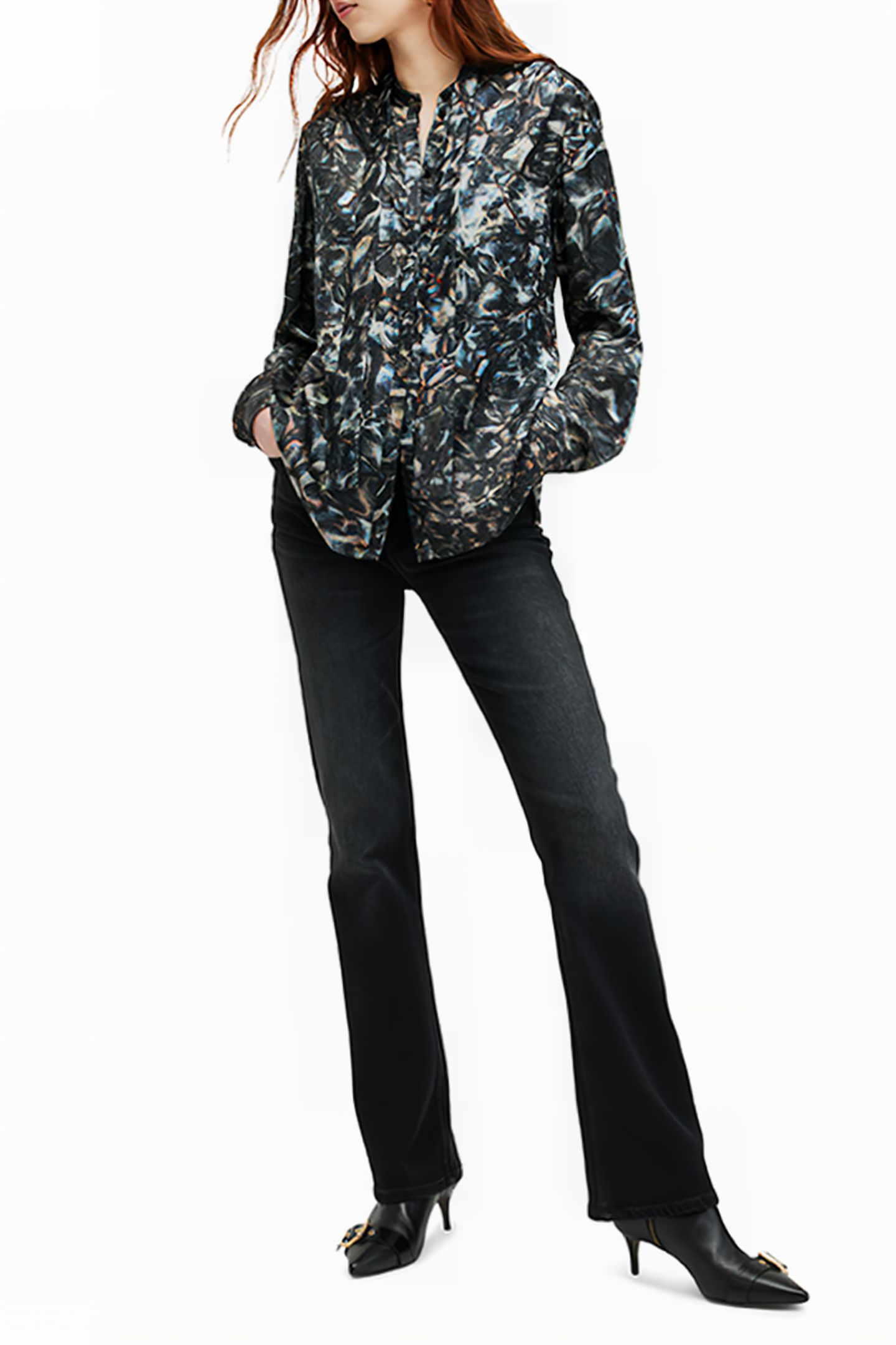 TONI CALADESI SHIRT PETROL BLUE 3