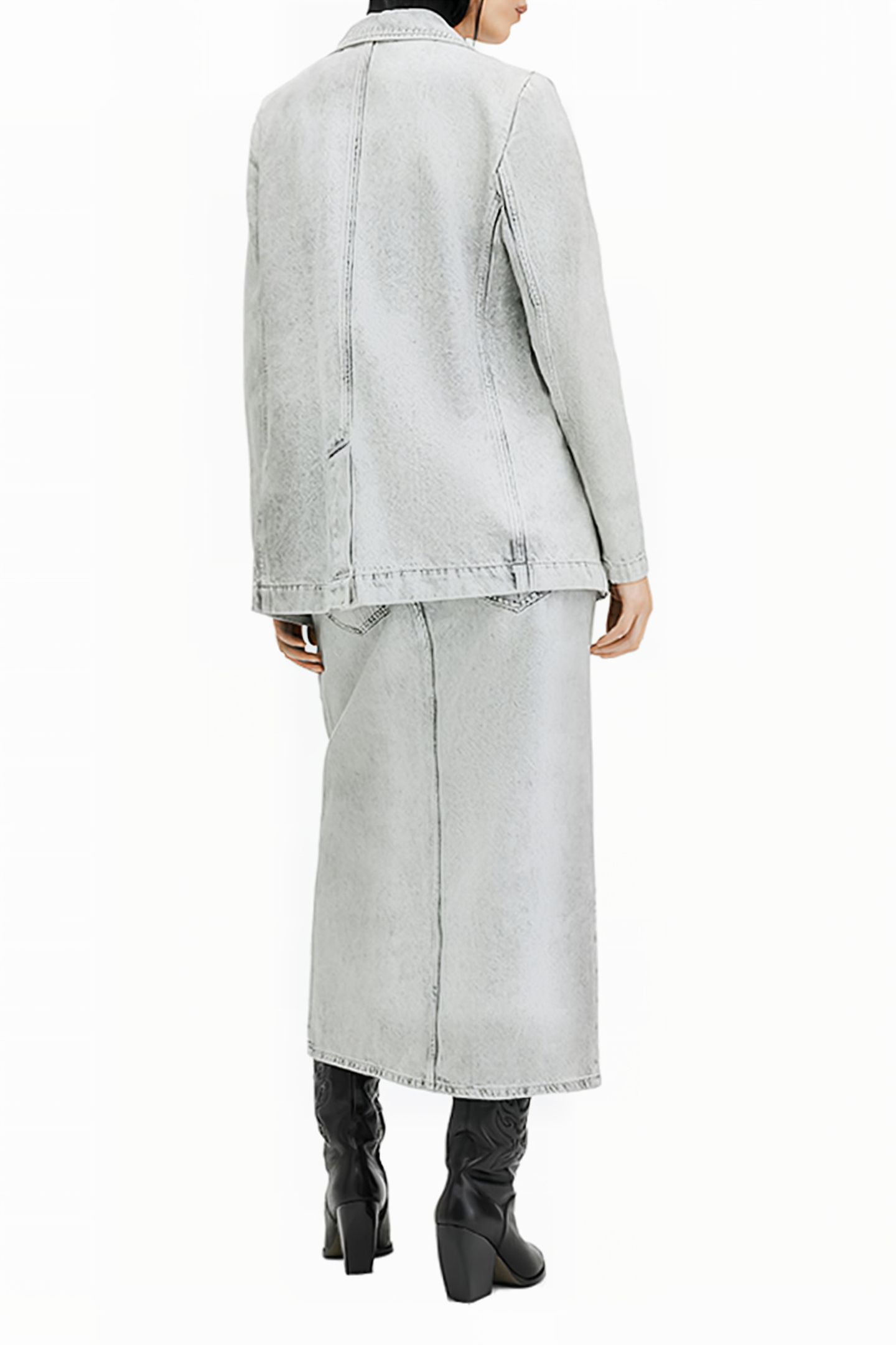 HONOR MAXI SKIRT SNOW GREY 3