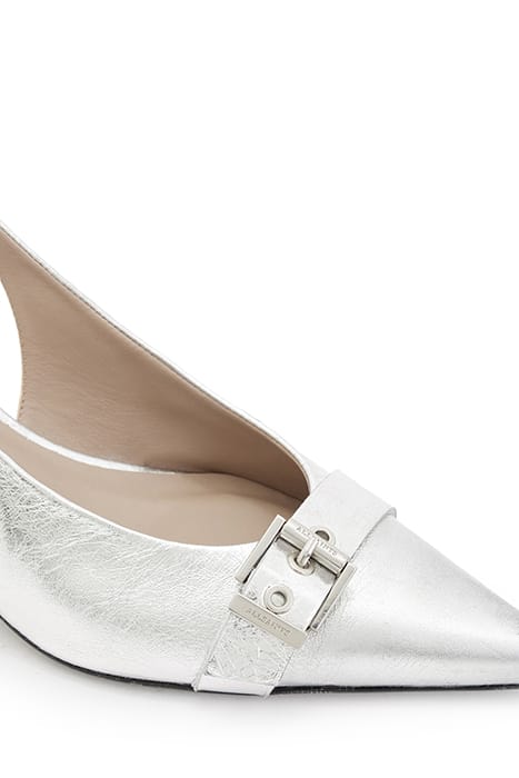 SELINA SLINGBACK HEE METALLIC SILVER 7