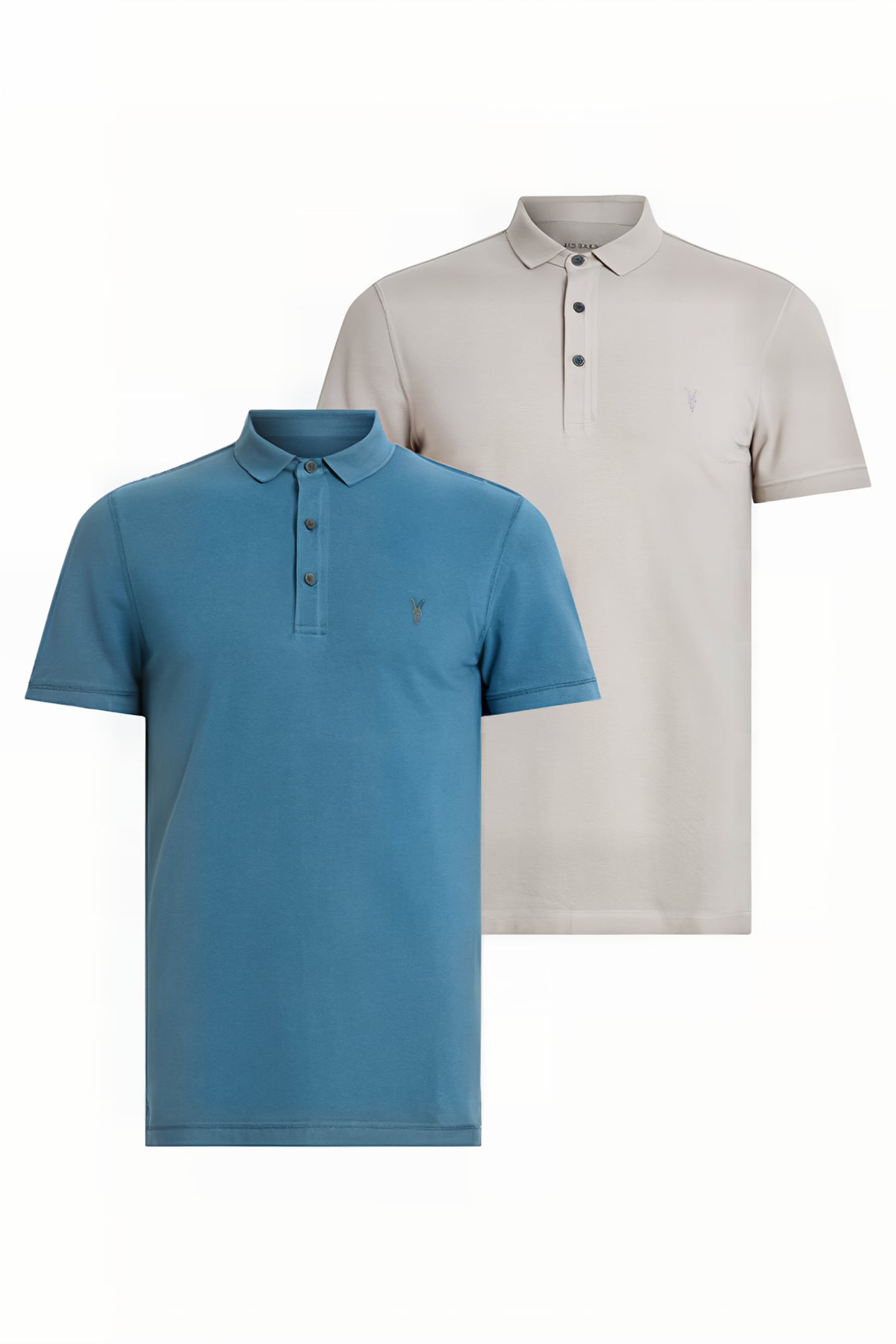 REFORM SS POLO 2 PAC COOL GREY/SUR BLUE 3