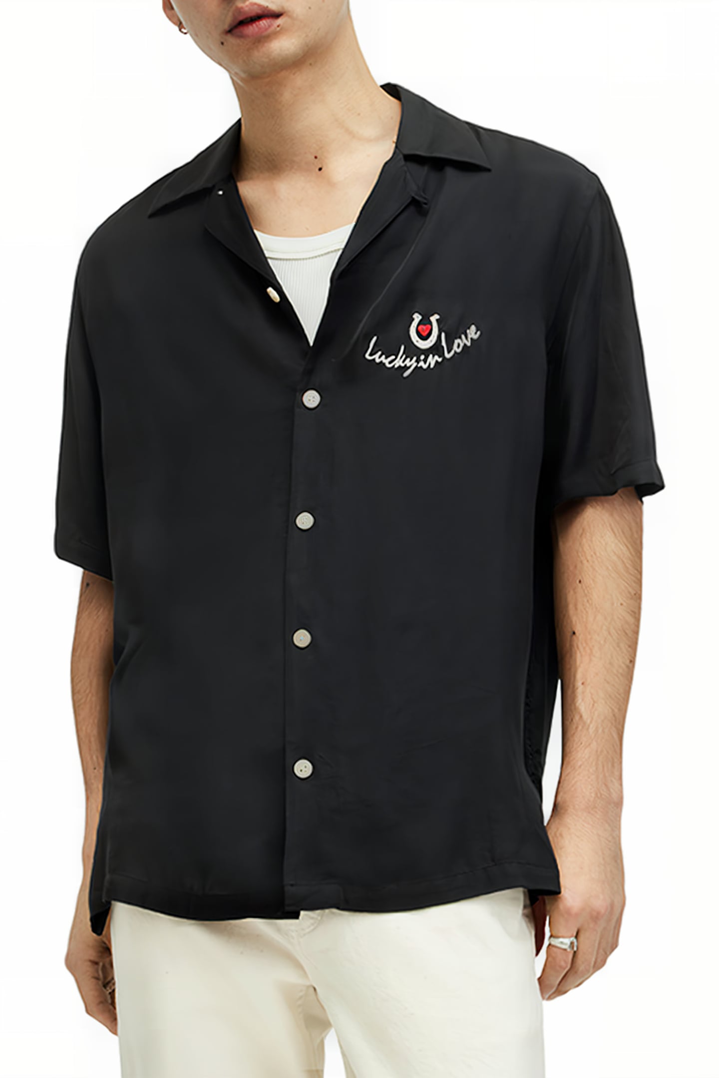 CHANCEUX SS SHIRT JET BLACK 1
