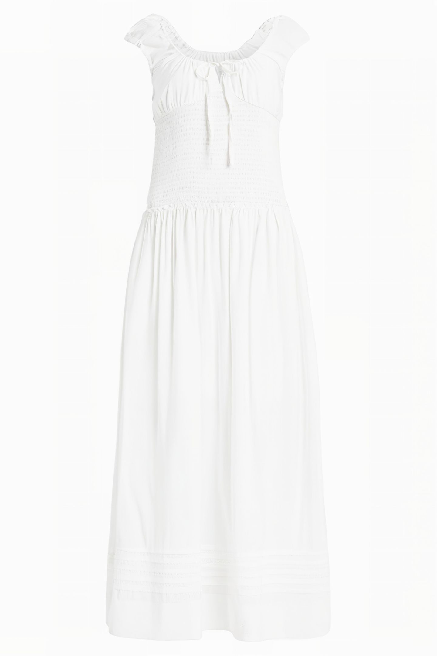 ELIZA MAXI DRESS CHALK WHITE 3