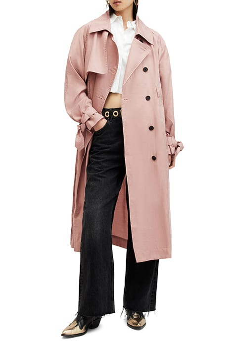 KIKKI TRENCH RICH TAN PINK 6