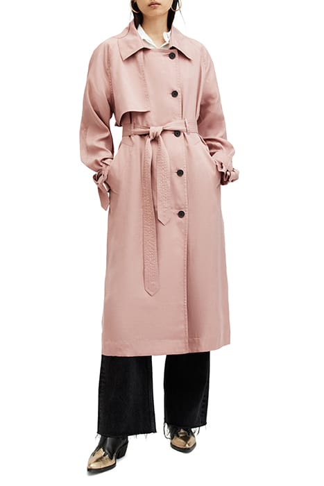 KIKKI TRENCH RICH TAN PINK 2