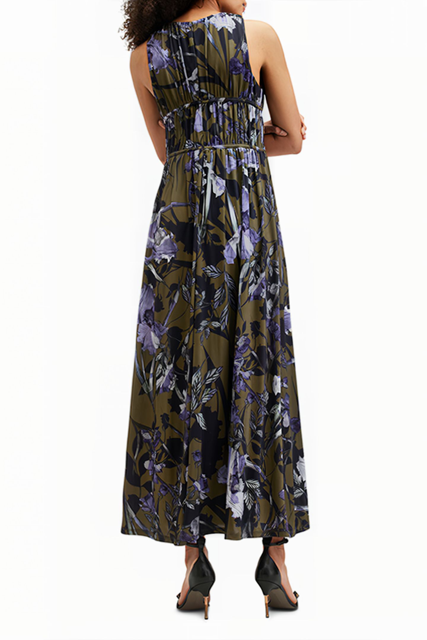 KAYA BATU DRESS DEEP KHAKI GREEN 2