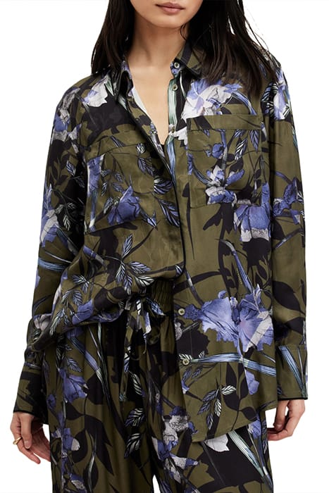 EVE BATU SHIRT DEEP KHAKI GREEN 8