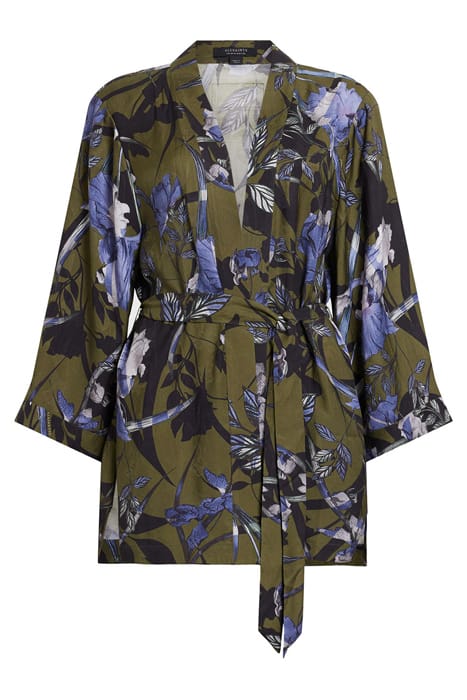 CARINA BATU KIMONO DEEP KHAKI GREEN 4
