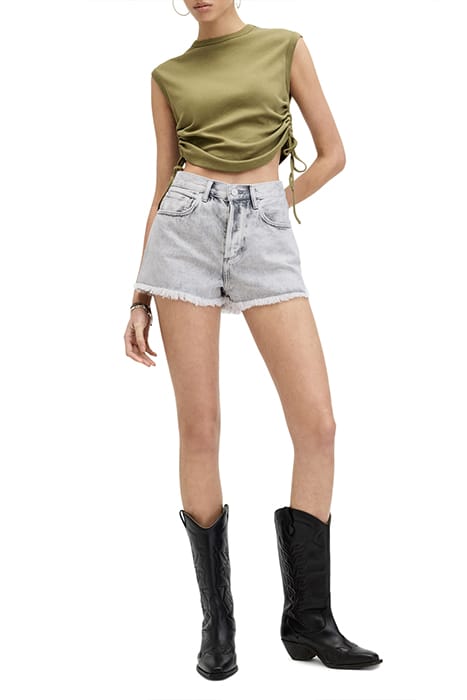 HEIDI DENIM SHORT SNOW GREY 4