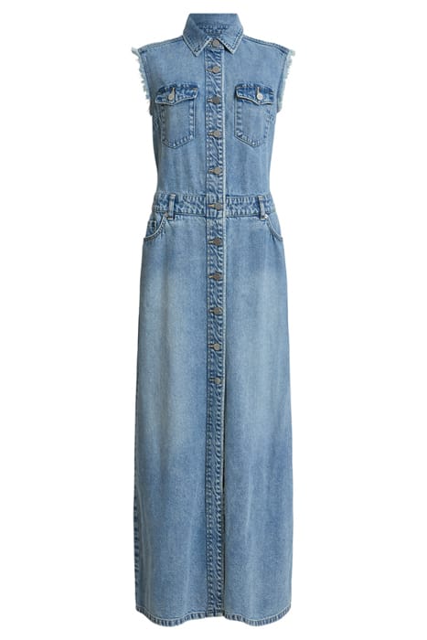 BLAIR DENIM DRESS LIGHT INDIGO 3