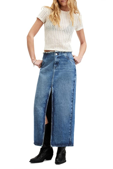 CYRA MAXI SKIRT MID INDIGO 2