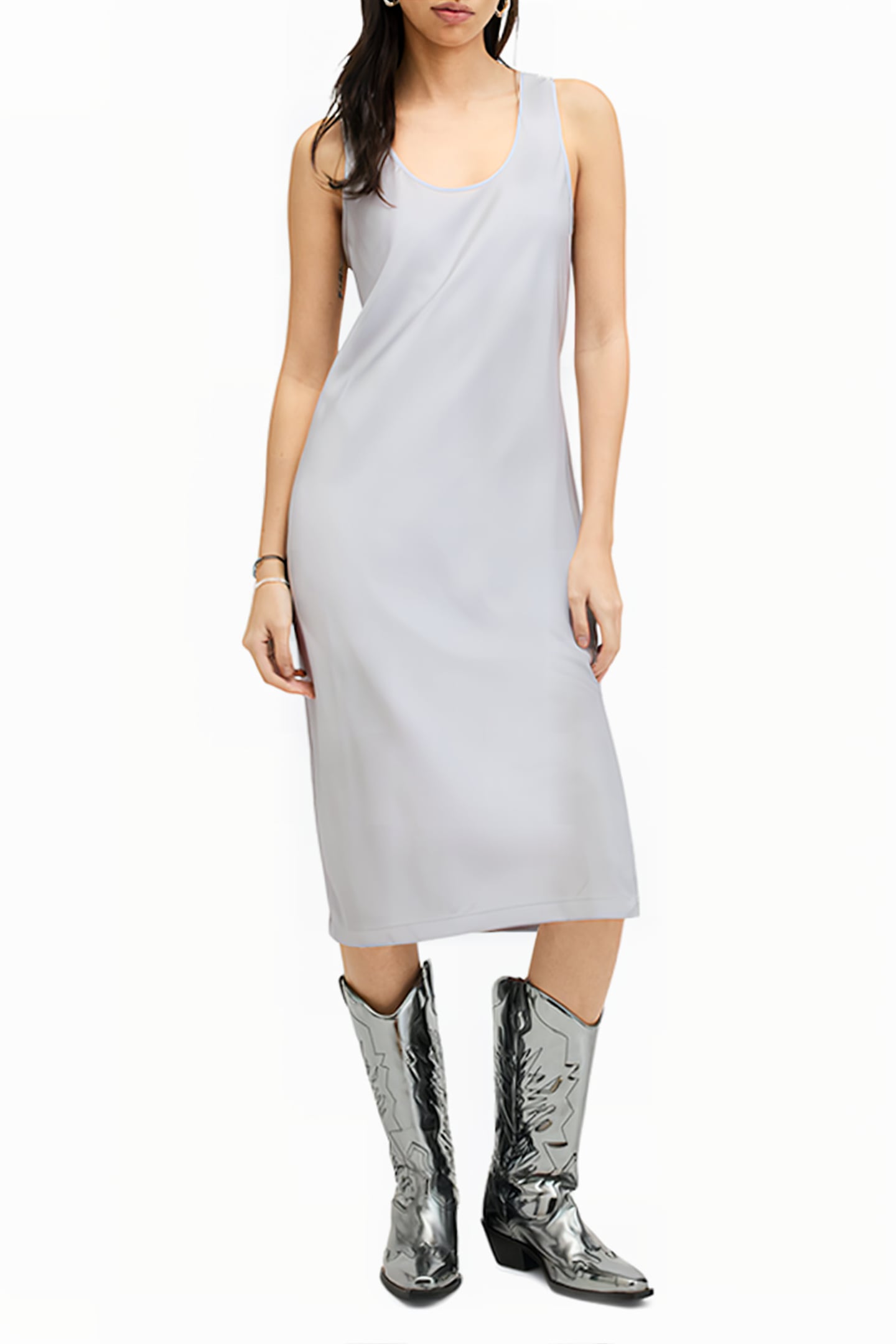 PATRICE DRESS SILVER 4
