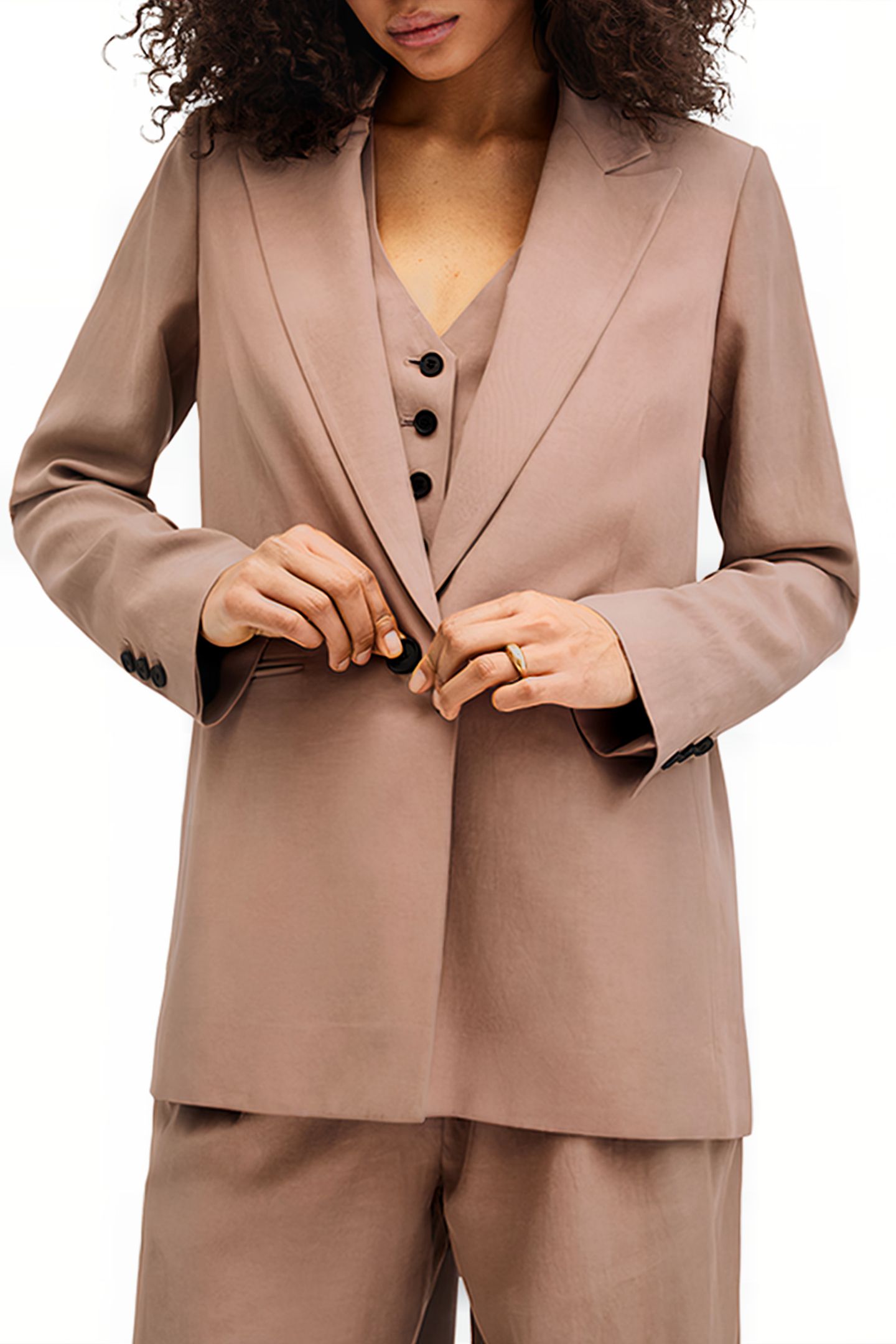 DERI LYN BLAZER DOE BROWN 5