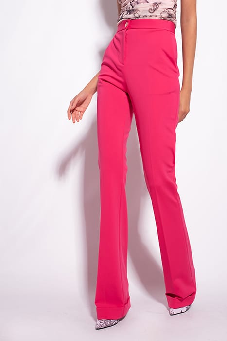 PRAGMATICO PANTALONE PUNTO STOFFA SCUBA RASPBERRY RED 1