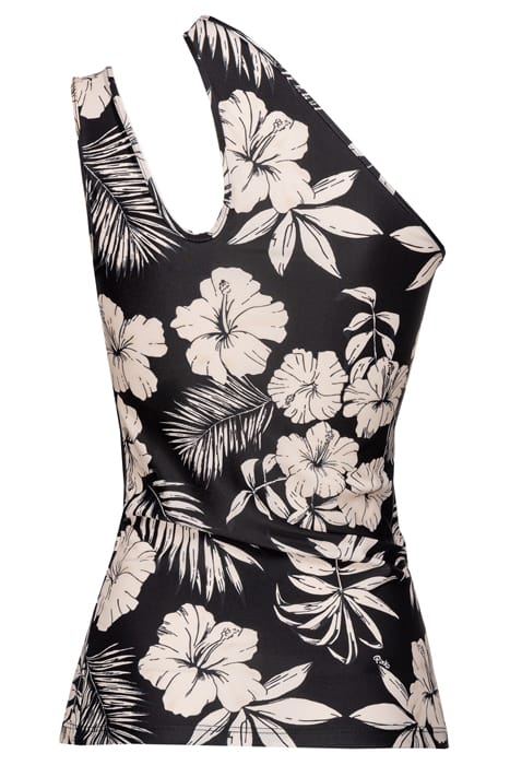 TIRCHIO TOP JERSEY TECNICO ST.FIORE GRAFICO BLACK/BUTTER 2