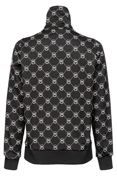 ZEME GIUBBINO PUNTO STOFFA JACQUARD LOGO CON PATCH RICAMATO  2