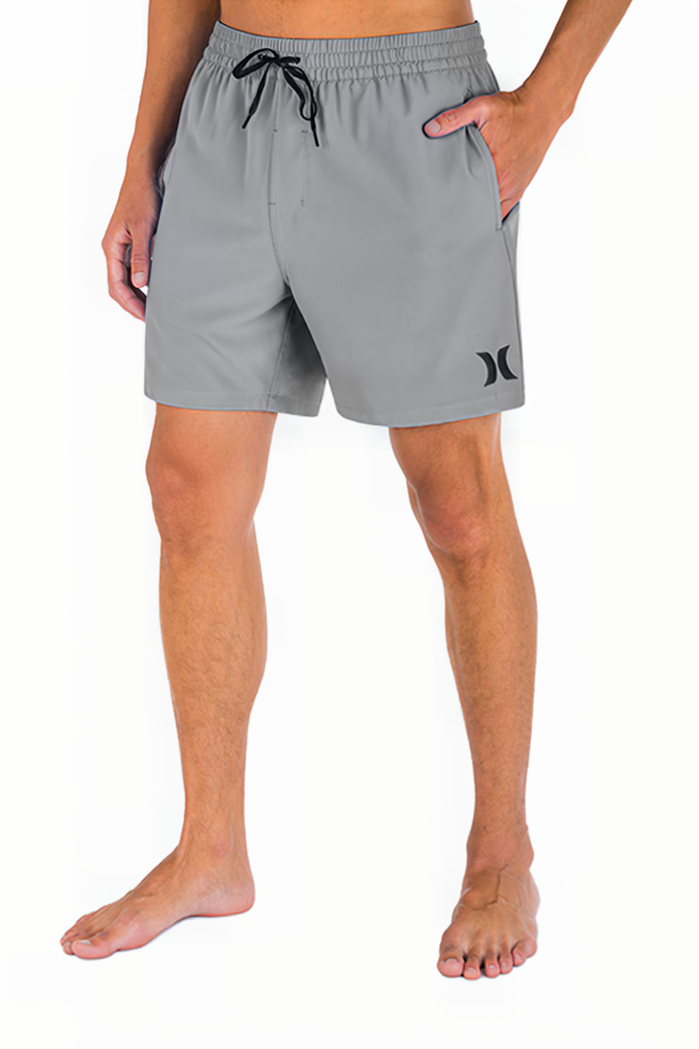 ONE AND ONLY SOLID VOLLEY 17 BOARDSHORT PARTICLE 1