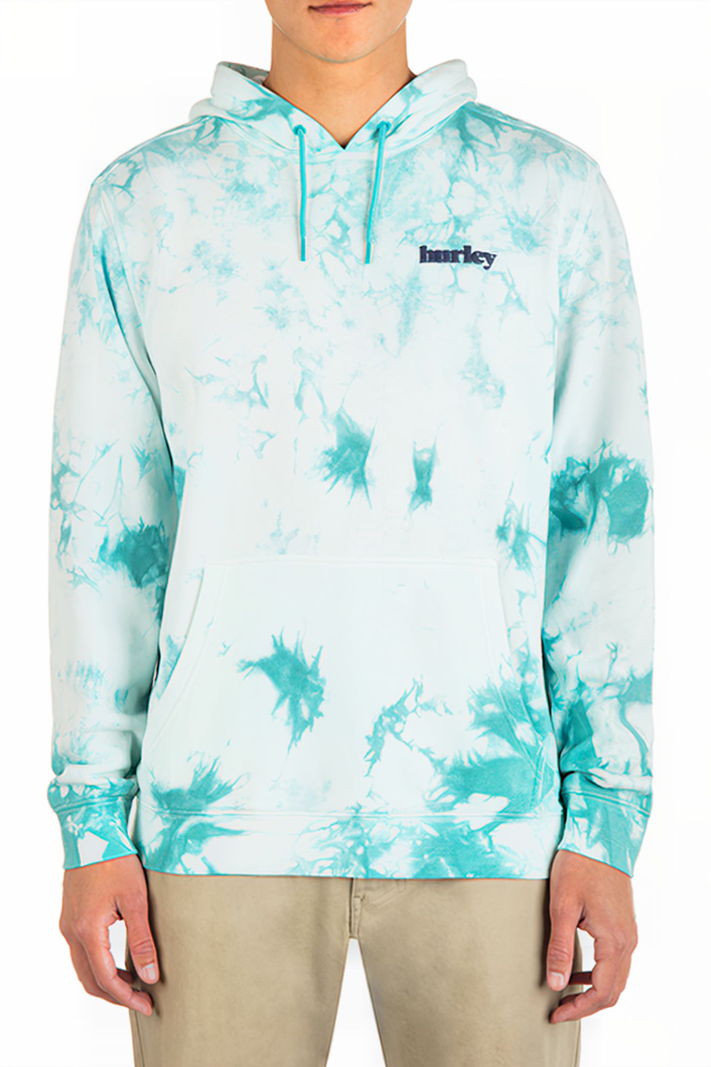 LOWERS LIGHTENING TIEDYE FLC PO HOODIE WVE RNER 1
