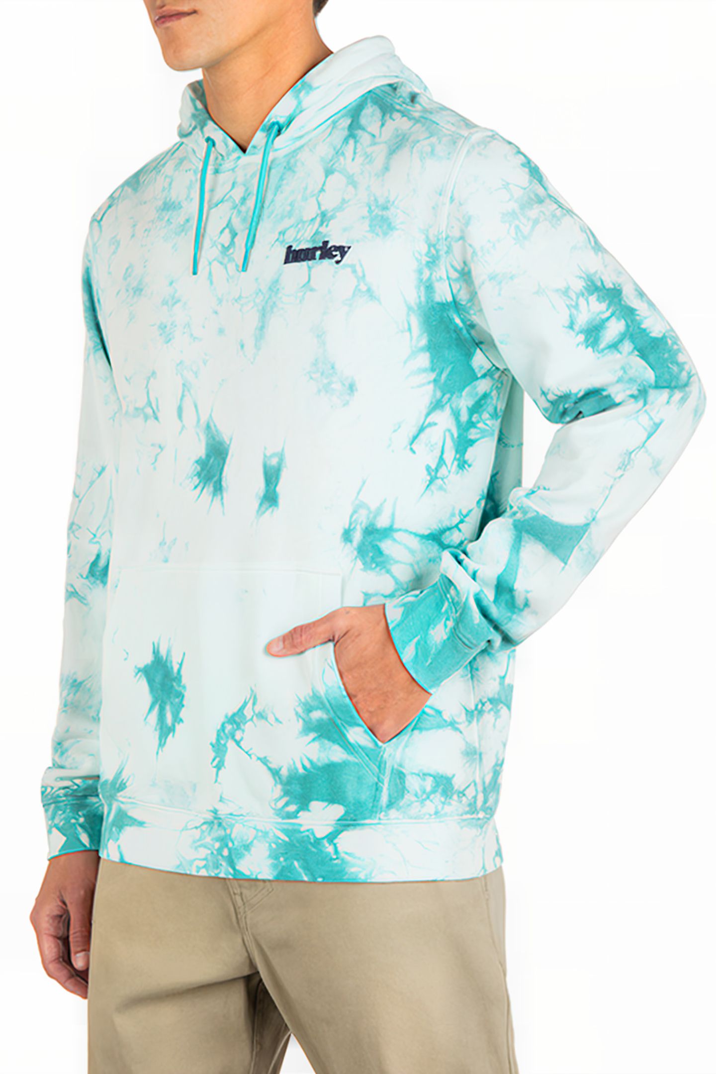 LOWERS LIGHTENING TIEDYE FLC PO HOODIE WVE RNER 5